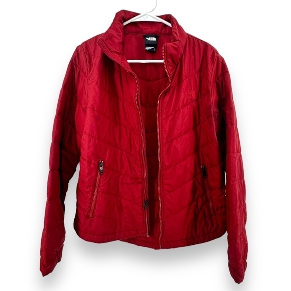 The North Face Packable Puffer Jacket Burgundy Dark Red Women's Size Medium - Picture 2 of 9